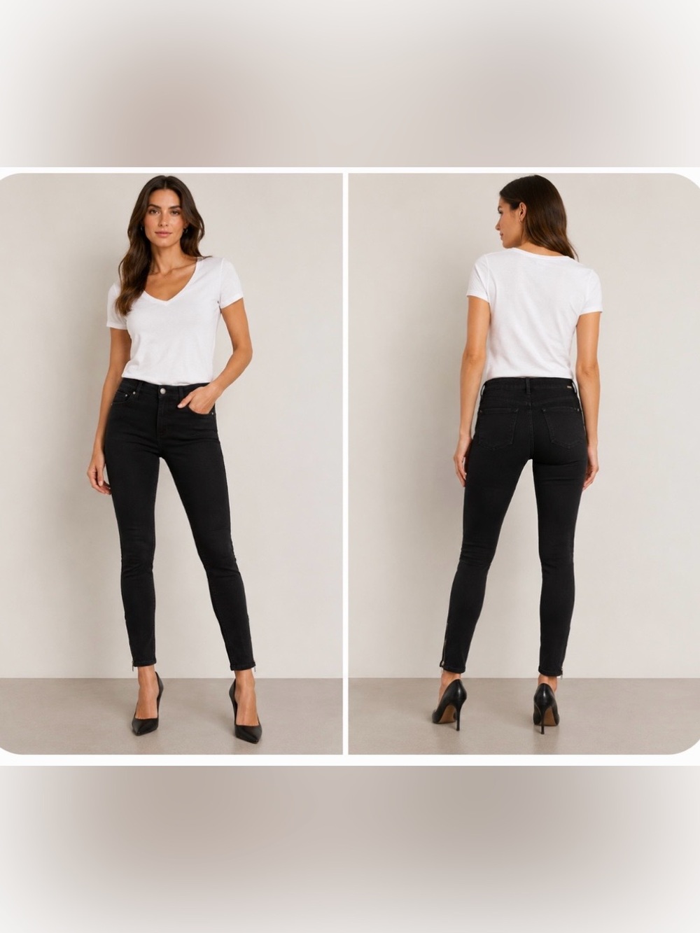 White House Black Market Black Skimmer Jeans